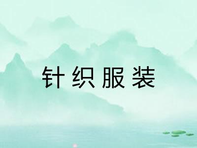 针织服装