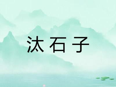 汰石子