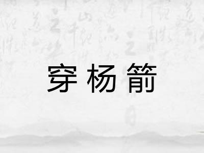 穿杨箭