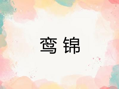 鸾锦