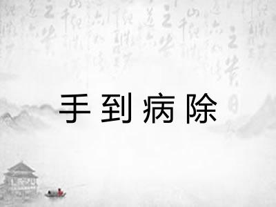 手到病除