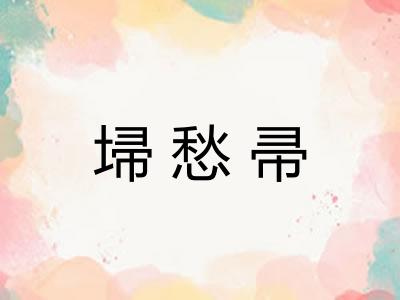 埽愁帚