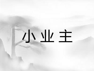 小业主