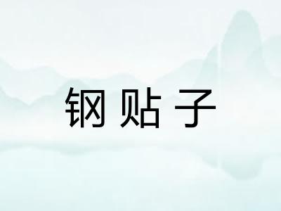 钢贴子