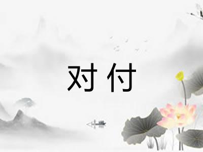 对付
