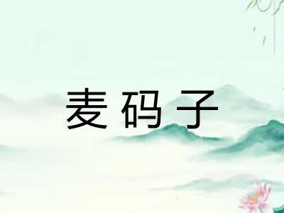 麦码子