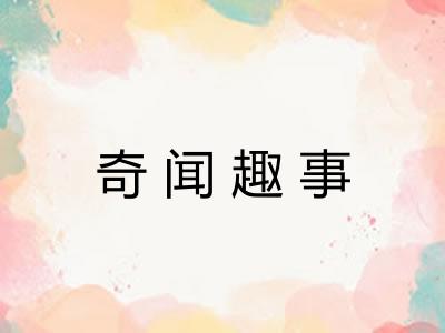 奇闻趣事