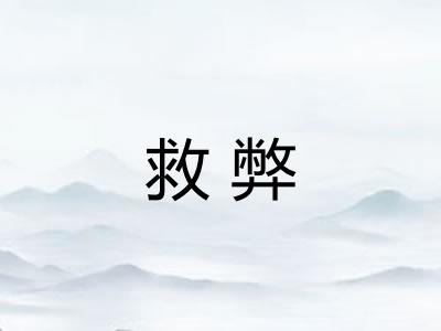救弊