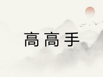 高高手