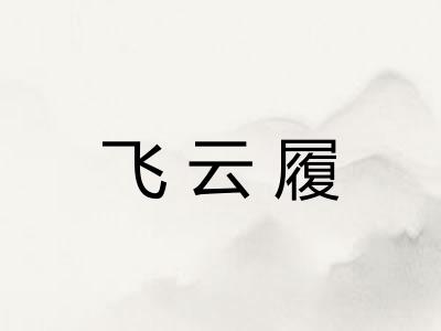 飞云履