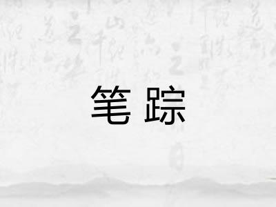 笔踪