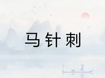 马针刺