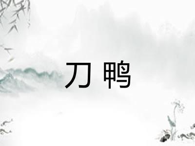 刀鸭