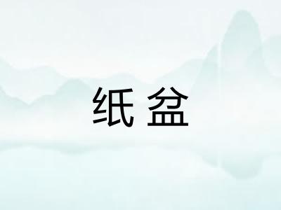 纸盆