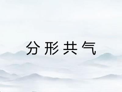 分形共气