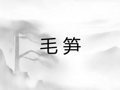 毛笋