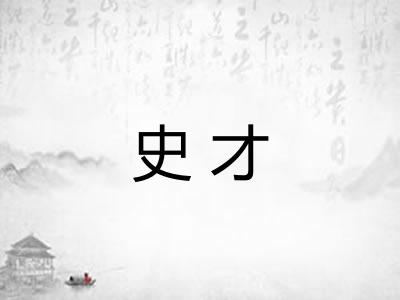 史才