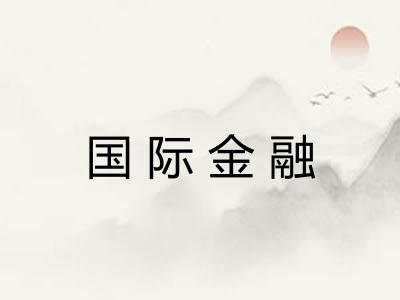 国际金融
