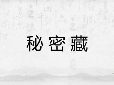 秘密藏