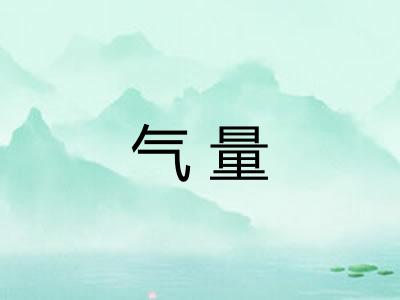 气量
