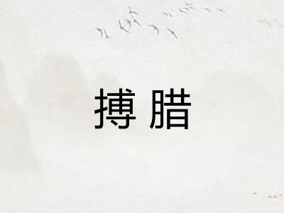 搏腊