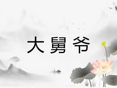 大舅爷