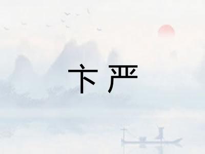 卞严
