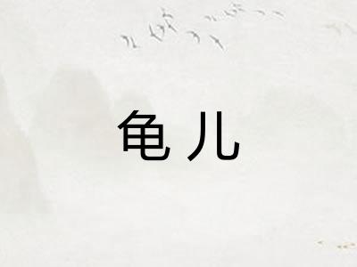龟儿