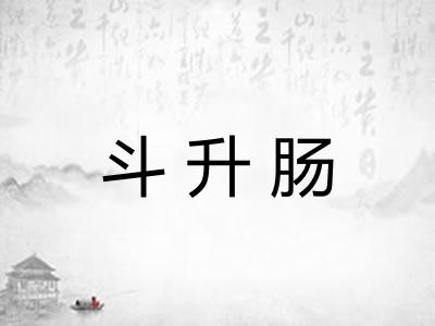 斗升肠
