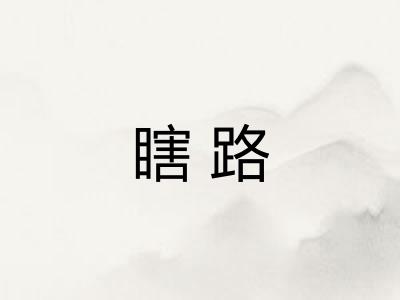 瞎路