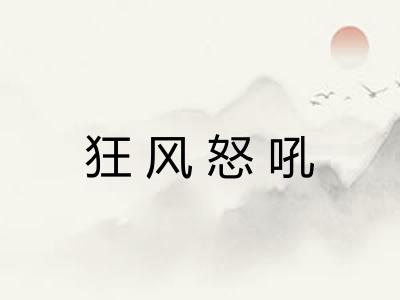 狂风怒吼
