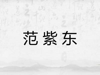 范紫东
