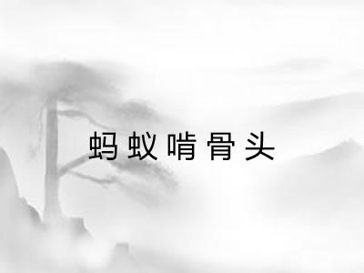 蚂蚁啃骨头