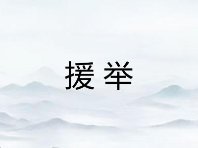 援举