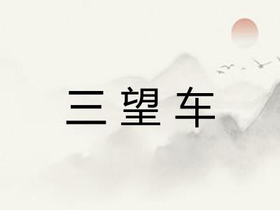 三望车