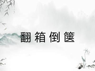 翻箱倒箧