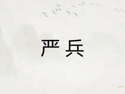 严兵