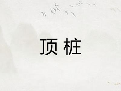 顶桩