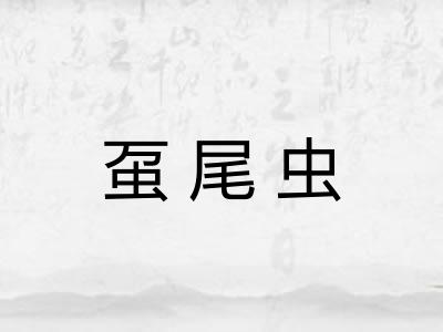 虿尾虫