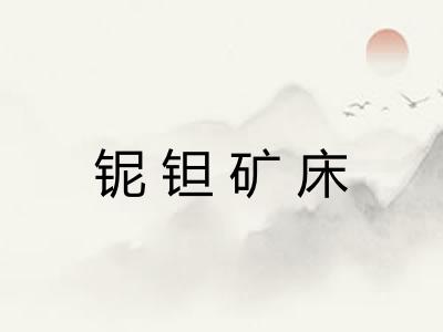 铌钽矿床