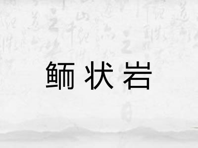 鲕状岩