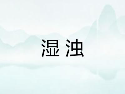 湿浊
