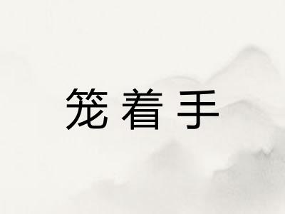 笼着手
