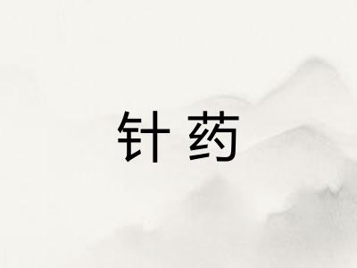 针药