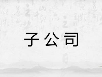 子公司