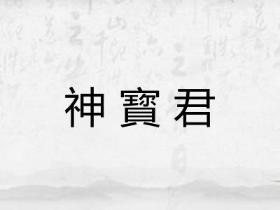 神寳君