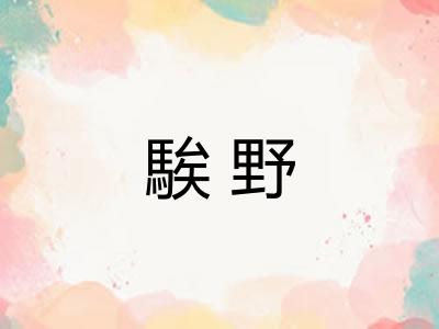 騃野