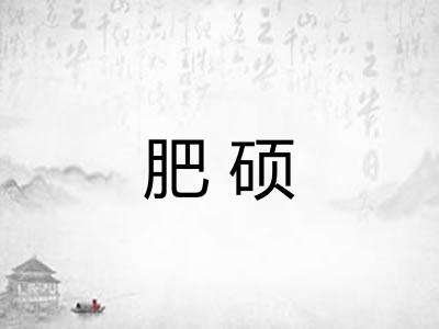 肥硕