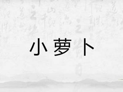 小萝卜
