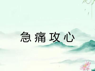 急痛攻心